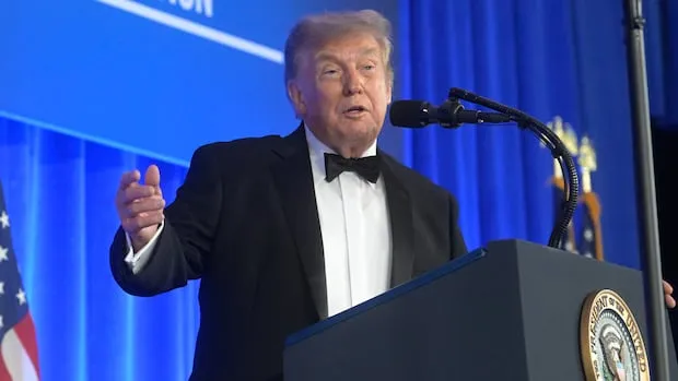 Trump addresses White House correspondents' dinner rescheduled after shooting