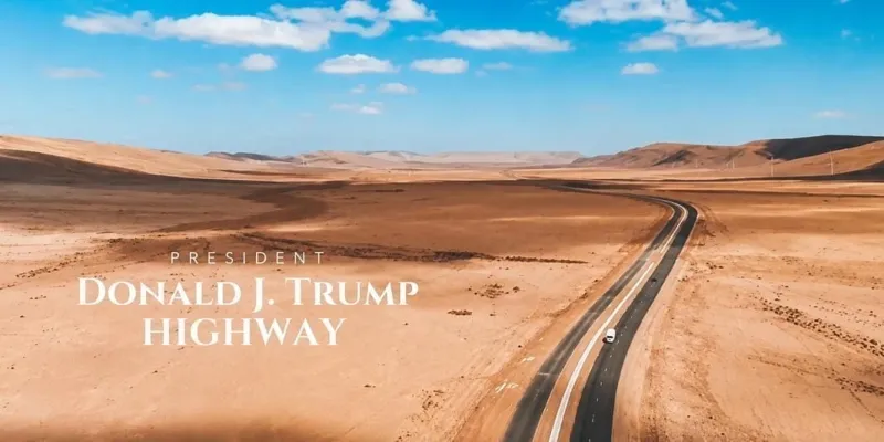 Trump dévoile un projet d'autoroute à son nom au Maroc