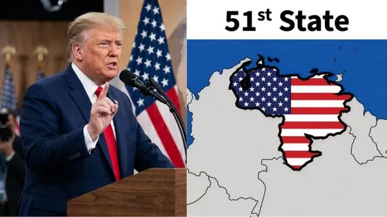 Trump shares map hinting Venezuela as 51st state
