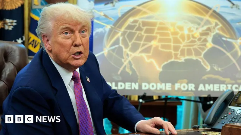 Trump's 'Golden Dome' missile shield cost estimated at $1.2tn