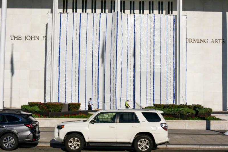 Trump's Name Removed from Kennedy Center Building