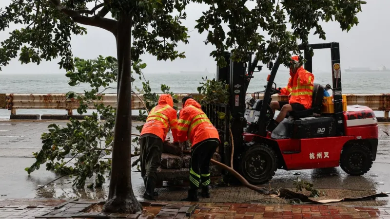 Typhoon Noul Hits Southern China, Flood Risk