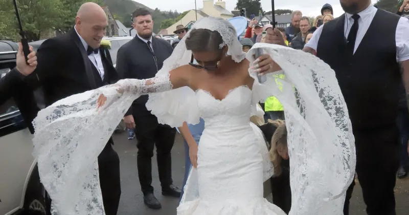 Tyson Fury's Daughter Weds in Crocs, Angry Tourists Turned Away