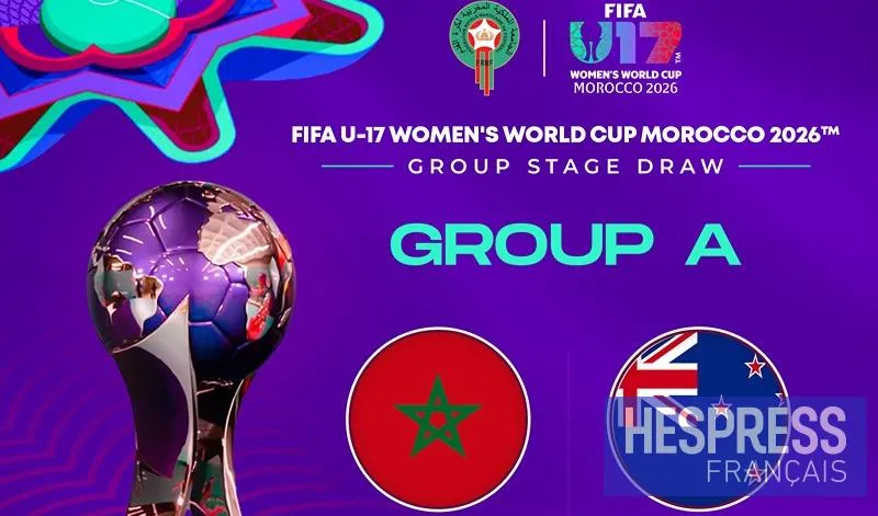 U17 Women's World Cup: Morocco in Group A with Germany