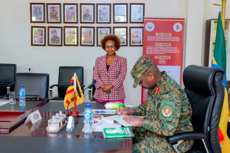 Uganda CDF, Ethiopian Ambassador Discuss Bilateral Ties