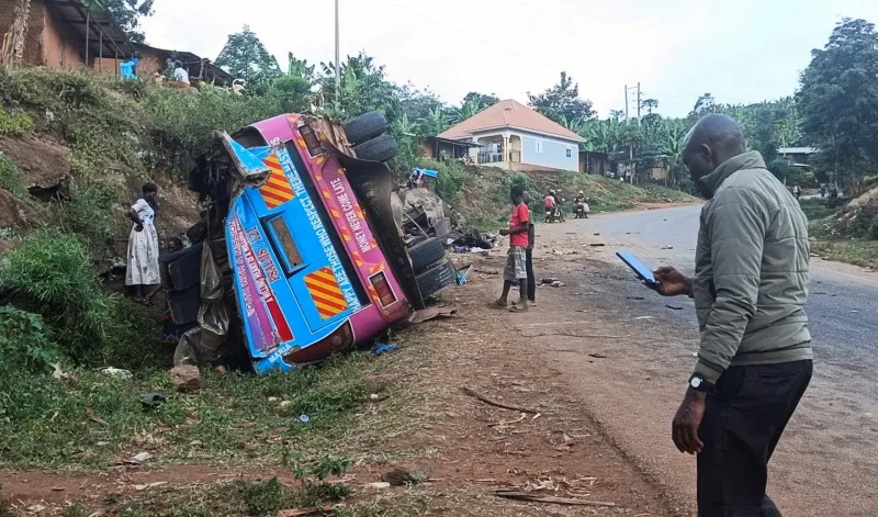 Uganda school bus crash death toll rises to 24