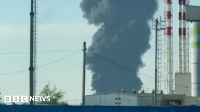 Ukraine drones target St Petersburg, Russia says