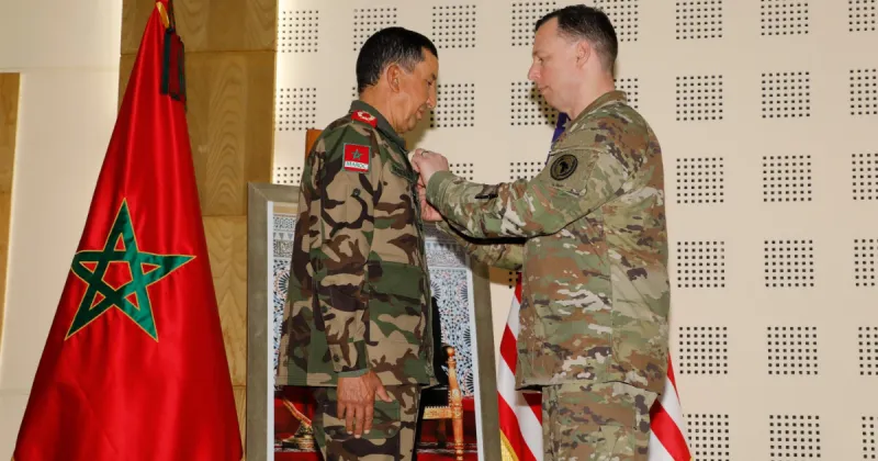 US AFRICOM Chief Decorates Moroccan Officers at African Lion 2026