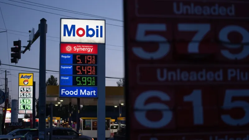 US Gas Hits $4.30; Trump Links to Iran War