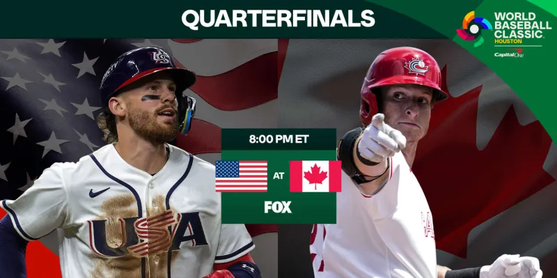 USA and Canada Set for Epic World Baseball Classic Quarterfinal Showdown