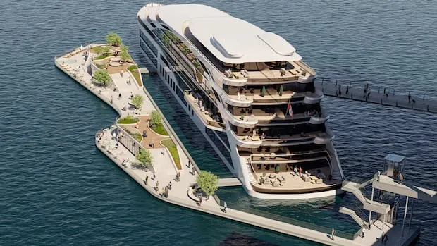 Vancouver approves 250-room floating hotel for Coal Harbour