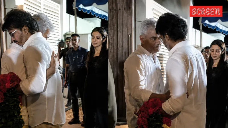 Vijay et Trisha rendent hommage à la mère d'Ajith
