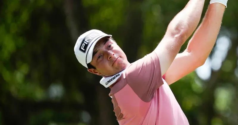 Viktor Hovland fires 65 at RBC Heritage, trails Fitzpatrick