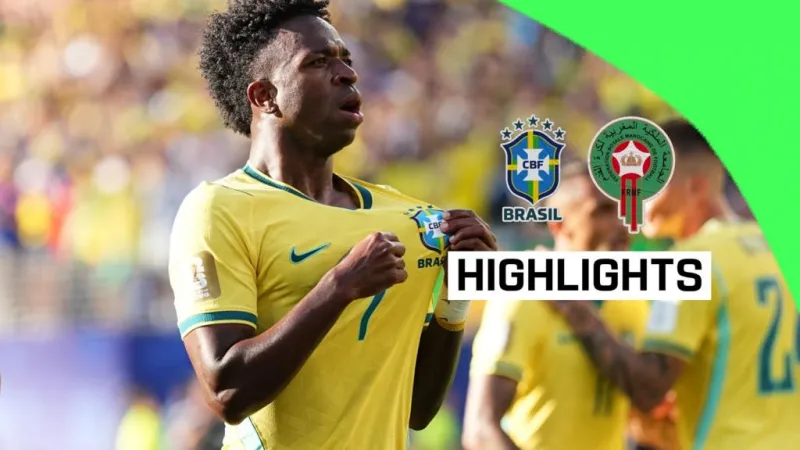 Vinicius Jr solo goal gives Brazil draw vs Morocco
