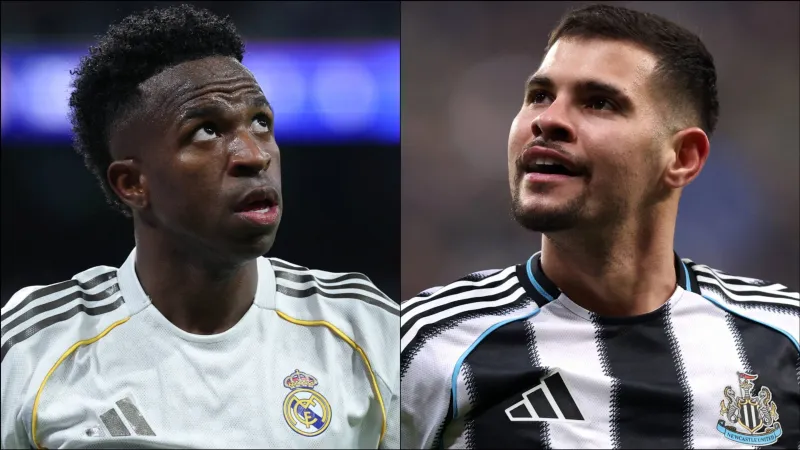 Vinicius Junior and Bruno Guimaraes in Transfer Gossip
