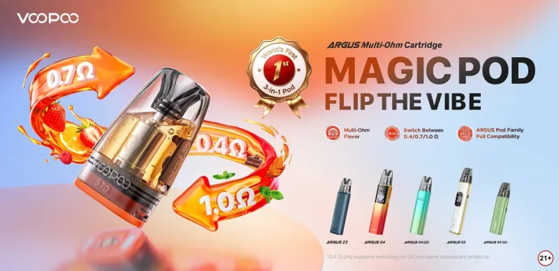 VOOPOO MAGIC POD Wins Best Innovation Award at Vape Club Show 2026 Moscow