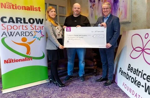 Walsh Foundation receives €2,140 from Nationalist Sports Awards raffle