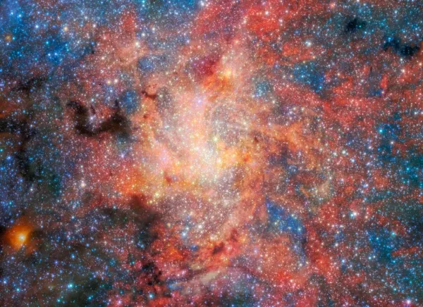Webb Finds Water and Dust Near Milky Way's Black Hole