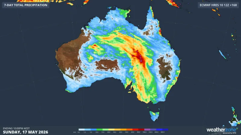 Wet Week Ahead for Multiple Australian States
