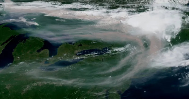 Wildfire Smoke from Canada Hits Northeast US