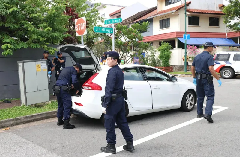 Woman arrested for drugs in Sin Ming car