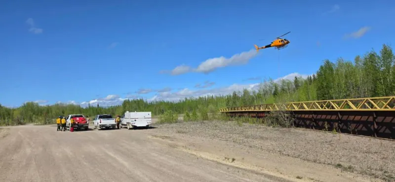 Feu de forêt à Wood Buffalo atteint 16 788 hectares