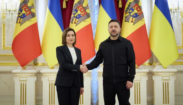 Zelensky, Sandu Discuss Security and EU Path