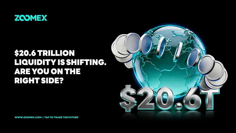 Zoomex Reports $20.6T Liquidity Shift in Crypto Derivatives